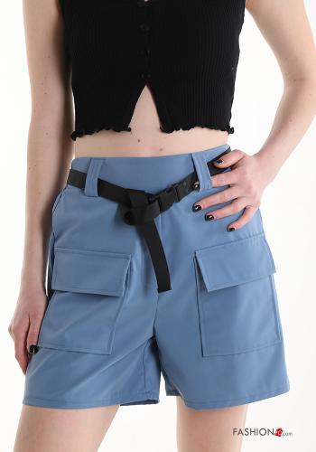 Shorts with belt with pockets - ph 4