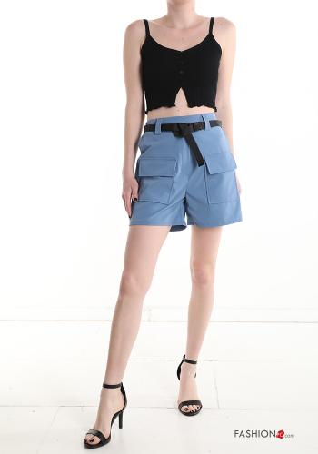 Shorts with belt with pockets - ph 5