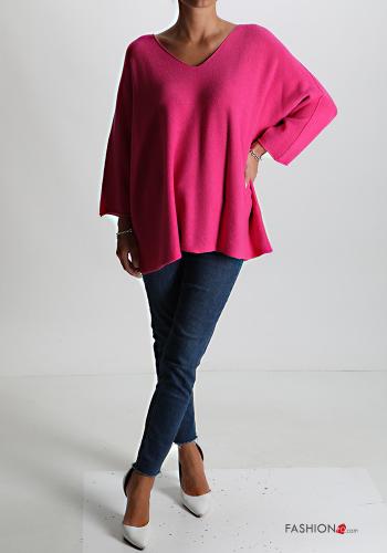 Maglione oversize scollo a V - ph 5