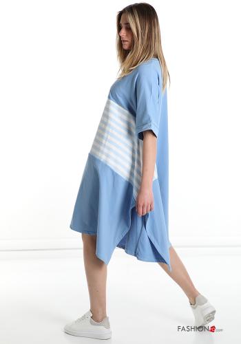 Robe en Coton Imprimé à rayures - ph 3