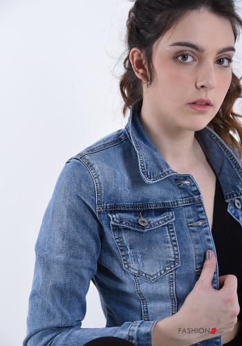 Giacca in Cotone  denim - ph 4