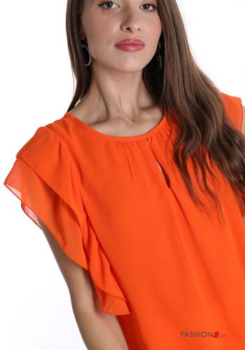 Blouse  with flounces with buttons - ph 4