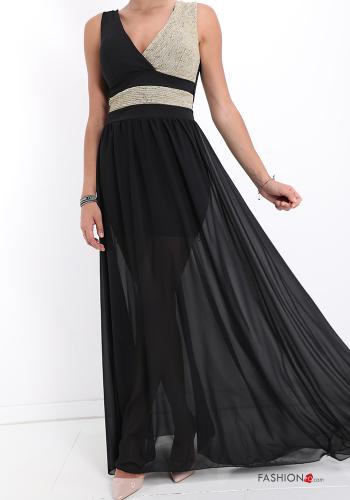 Robe Sans Manches encolure en V lurex - ph 1