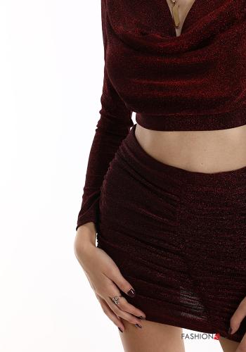 Coordinato lurex scollo a V - ph 4