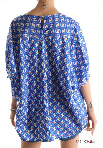 Blusa in Cotone Fantasia geometrica - ph 2