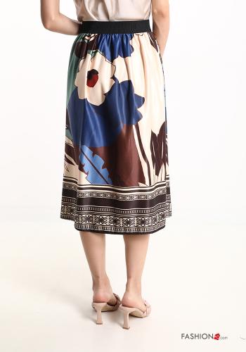 Patterned balloon midi Skirt - ph 2