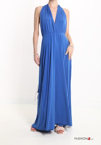 Sleeveless Dress with bow with v-neck - ph 1