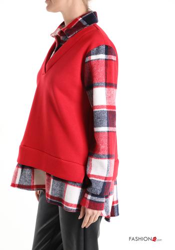 Felpa in Cotone Fantasia tartan - ph 3