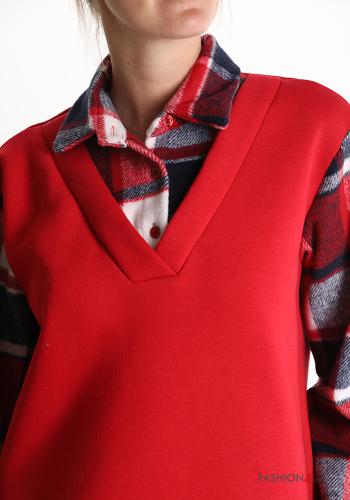 Felpa in Cotone Fantasia tartan - ph 4