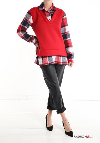 Felpa in Cotone Fantasia tartan - ph 5