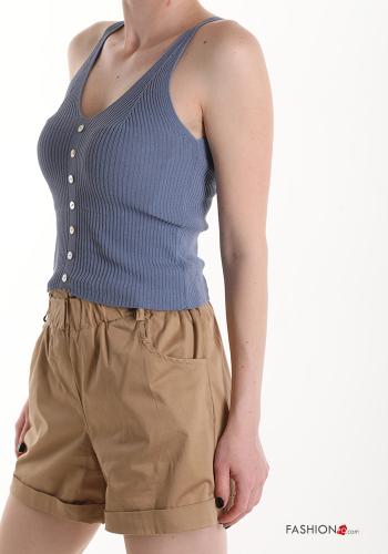 Top con bottoni scollo a V - ph 3