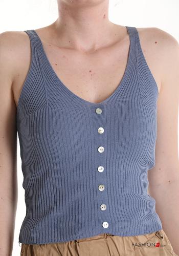 Top con bottoni scollo a V - ph 4