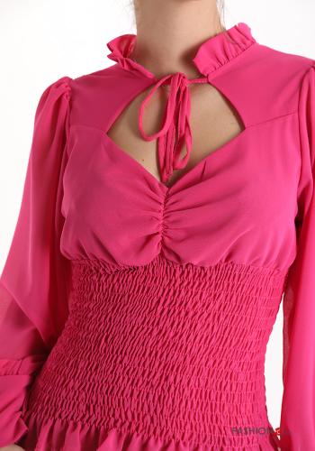 Blusa con moño con cuello en v - ph 4