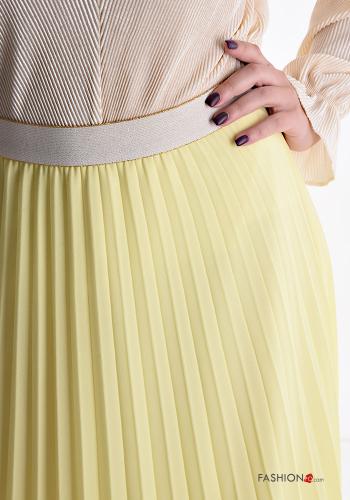 Gonna lurex plissé Longuette con elastico - ph 4