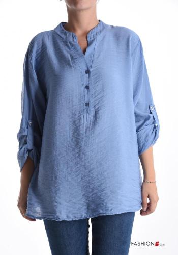 Blusa maniche lunghe con bottoni