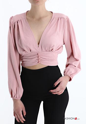 Top with buttons with v-neck - ph 1