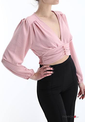 Top with buttons with v-neck - ph 3