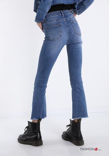 Jeans aus Baumwolle  mit Taschen ausgestellte - ph 2