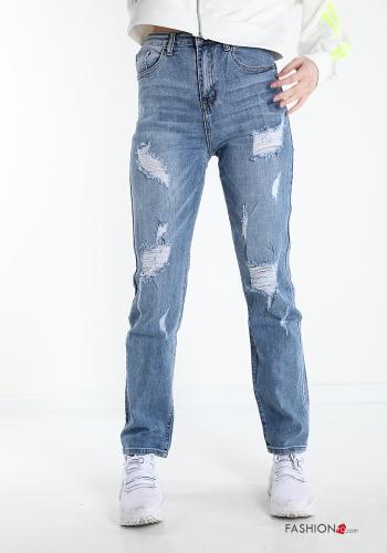 Jeans in Cotone con tasche - ph 1