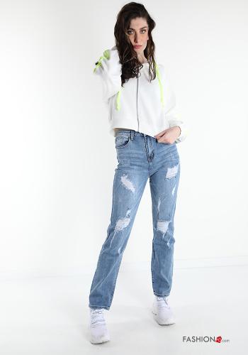 Jeans in Cotone con tasche - ph 5