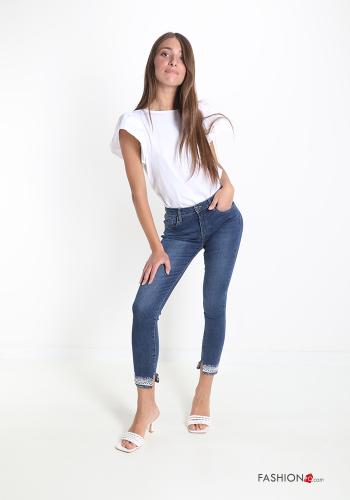 Jeans aus Baumwolle mit Taschen - ph 5