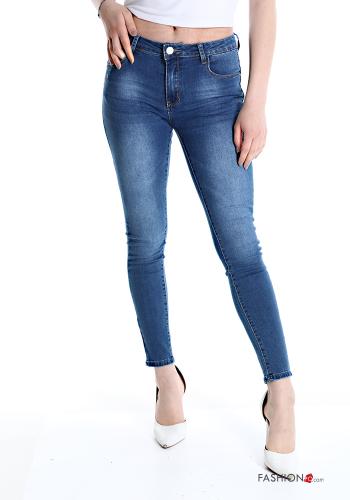 Jeans aus Baumwolle mit Taschen - ph 1