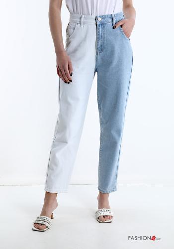 Jeans in Cotone con tasche - ph 1