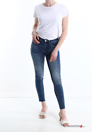 Jeans aus Baumwolle mit Taschen - ph 5