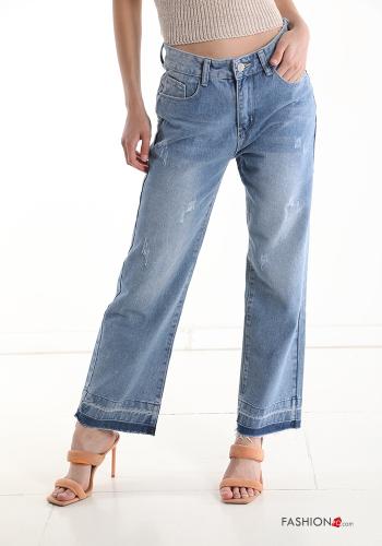 Cotton Jeans with pockets