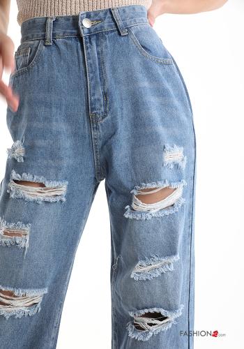 Jeans in Cotone con tasche - ph 4