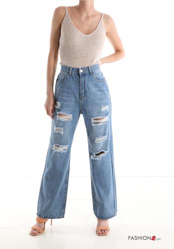 Jeans in Cotone con tasche - ph 5