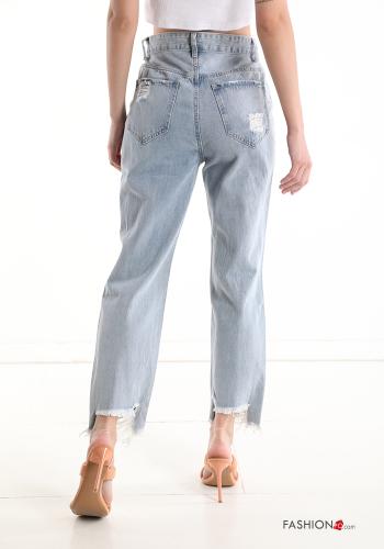 Jeans aus Baumwolle mit Taschen - ph 2