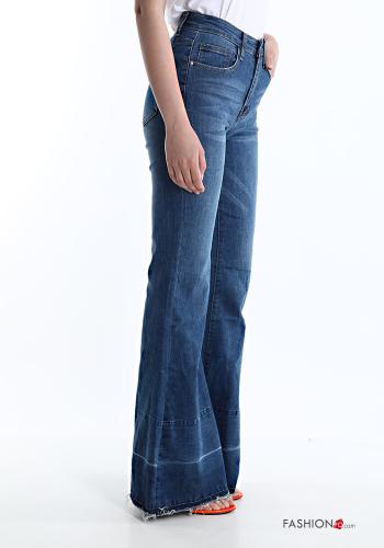 Jeans en Coton évasé avec poches - ph 3