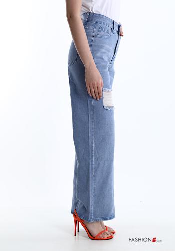 Cotton Jeans with pockets - ph 3