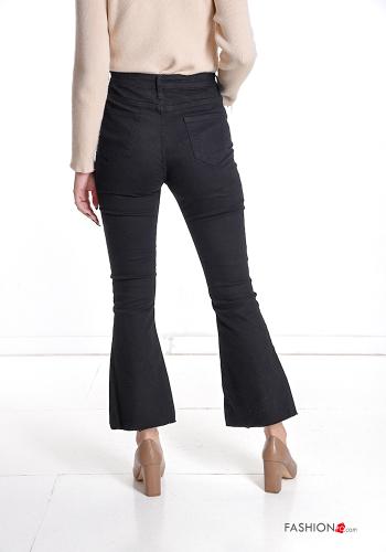 flared Cotton Jeans with pockets - ph 2