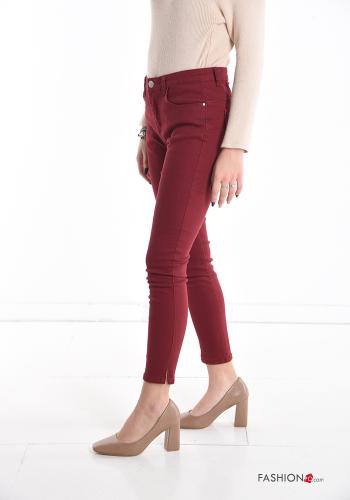 skinny Jeans aus Baumwolle mit Taschen - ph 3