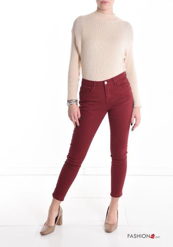 skinny Jeans aus Baumwolle mit Taschen - ph 5