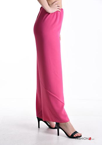 Pantalone wide leg con elastico - ph 3