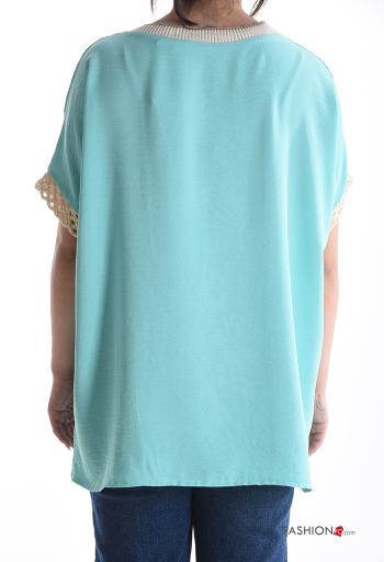 Blusa lurex manga curta gola redonda - ph 2
