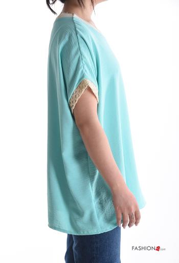Blusa lurex manga curta gola redonda - ph 3
