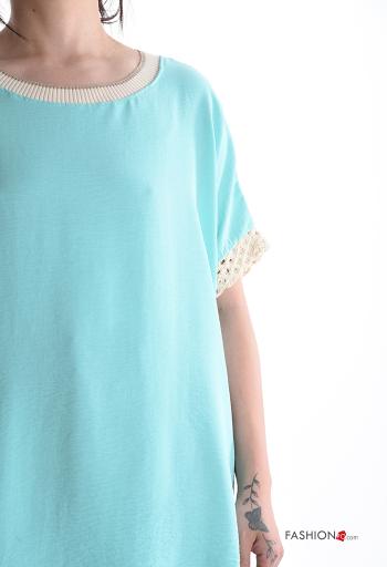 Blusa lurex manga curta gola redonda - ph 4