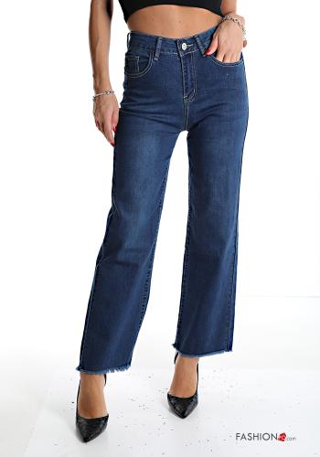 Cotton Jeans with pockets