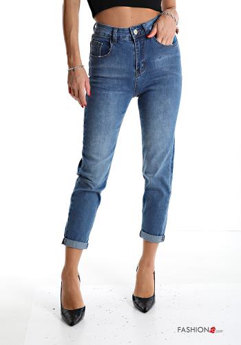 Cotton Jeans with pockets