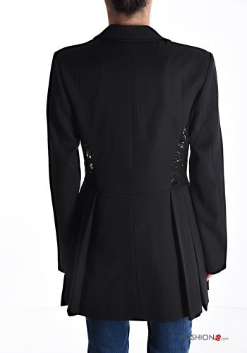 Spitze- Jacke mit Knöpfen tiefer ausschnitt ohne Futter - ph 2