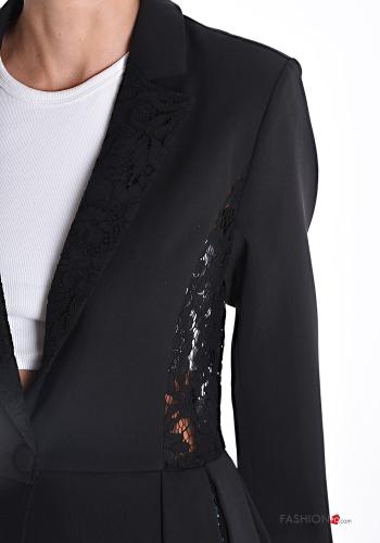Spitze- Jacke mit Knöpfen tiefer ausschnitt ohne Futter - ph 4