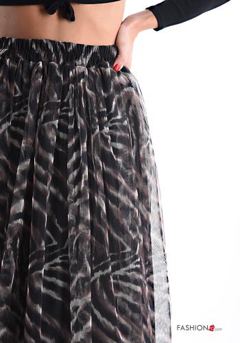 Gonna tulle Fantasia animalier con fodera con elastico - ph 4