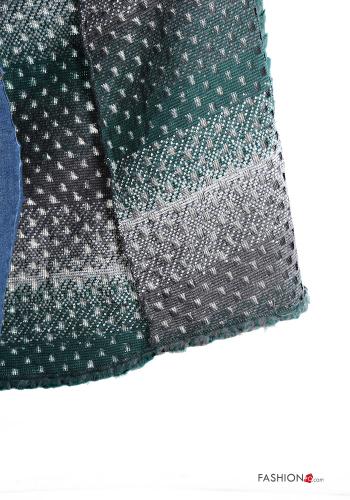Manteau en Mélange de Laine à collet avec poches sans doublure à boutons - ph 5