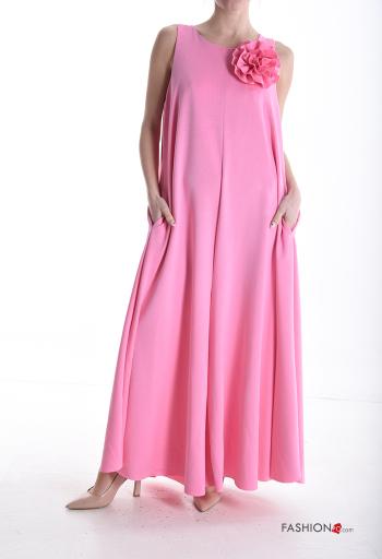 ärmellos wide leg Overall mit Taschen mit Reißverschluss - ph 1
