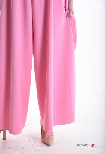 ärmellos wide leg Overall mit Taschen mit Reißverschluss - ph 4
