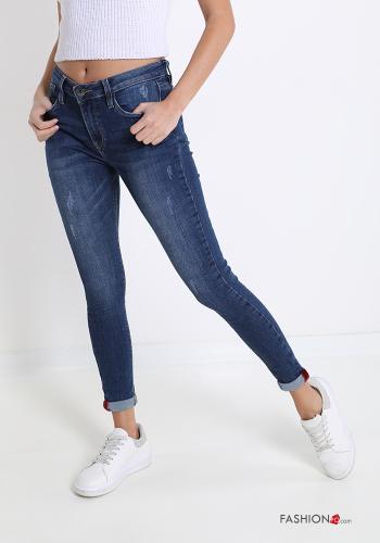 Vaqueros de Algodón con bolsillos